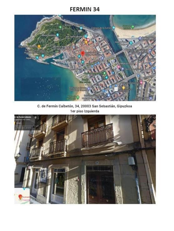Apartamento Privado En El Corazon De La Parte Vieja San Sebastian Buitenkant foto